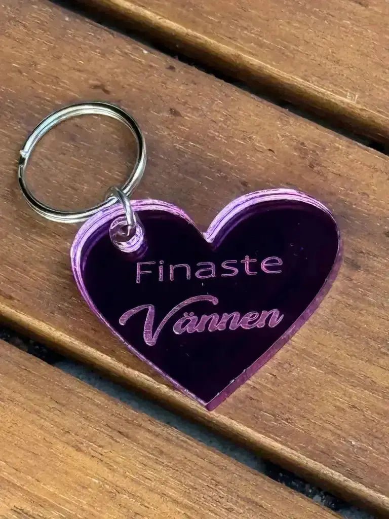 Nyckelring | Finaste vännen Rosa - ByEngwek