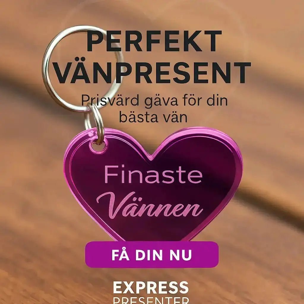 Nyckelring | Finaste vännen Rosa - ByEngwek