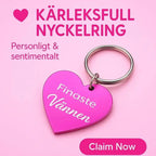 Nyckelring | Finaste vännen (rosa) - Express - presenter