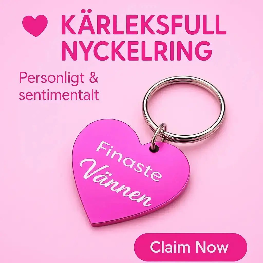 Nyckelring | Finaste vännen (rosa) - Express - presenter