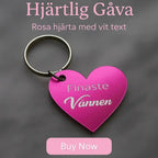 Nyckelring | Finaste vännen (rosa) - Express - presenter