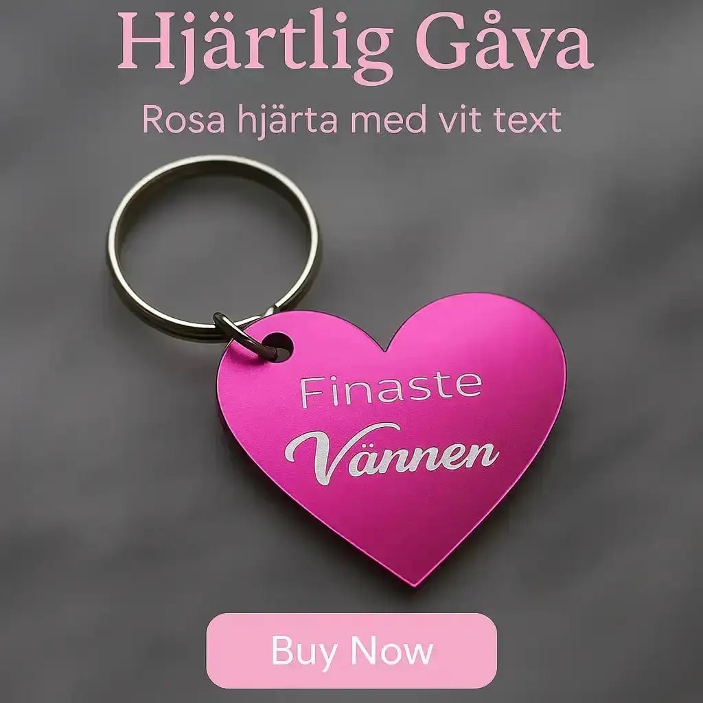 Nyckelring | Finaste vännen (rosa) - Express - presenter
