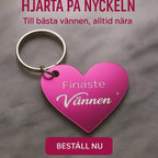 Nyckelring | Finaste vännen (rosa) - Express - presenter