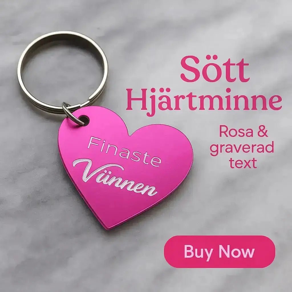 Nyckelring | Finaste vännen (rosa) - Express - presenter