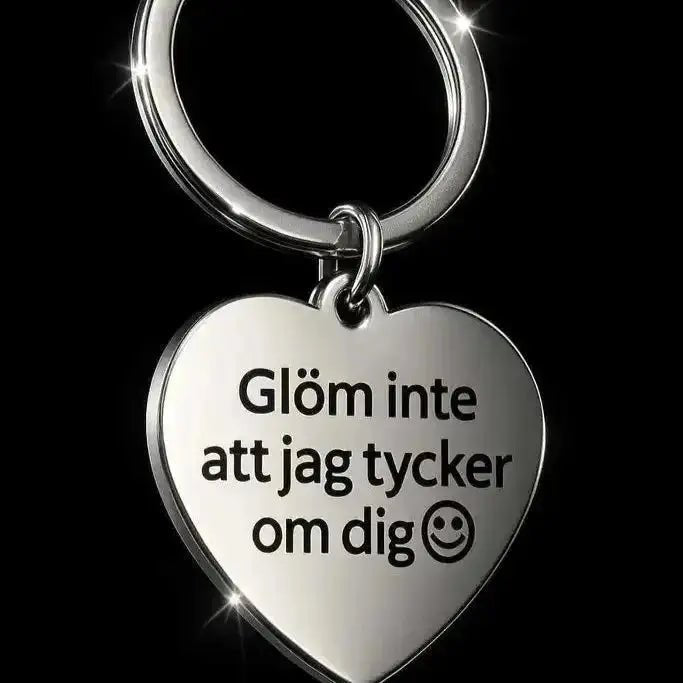 Nyckelring | Glöm inte att jag tycker om dig - Engwek.se