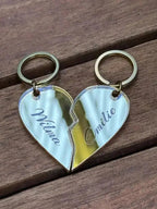 Nyckelring - Halvt hjärta - Express - presenter