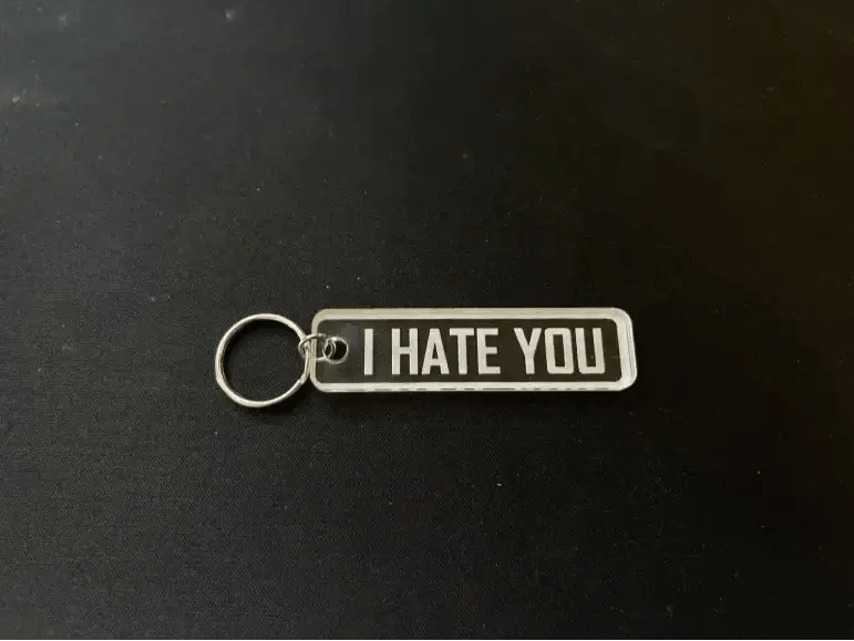 Nyckelring | I hate you - Express - presenter