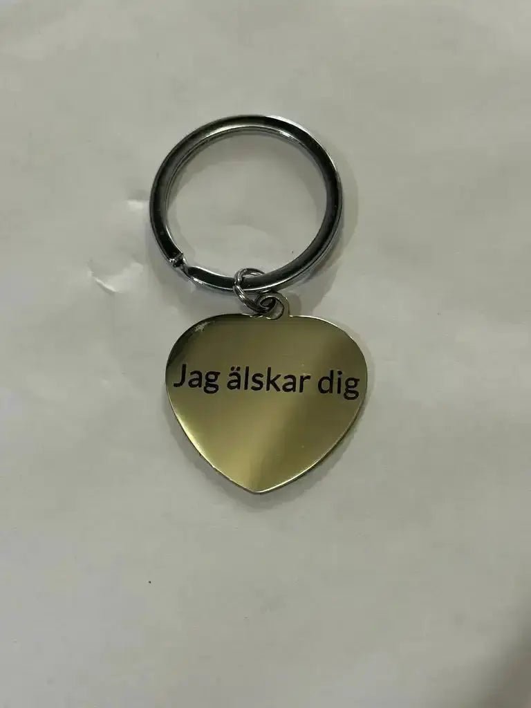 Nyckelring | Jag älskar dig - ByEngwek