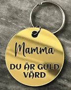 Nyckelring | Mamma du är guld värd - Express - presenter