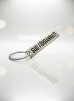 Nyckelring | Rostfritt stål Gud förbannat! - ByEngwek