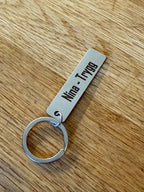 Nyckelring | skriv din text - ByEngwek