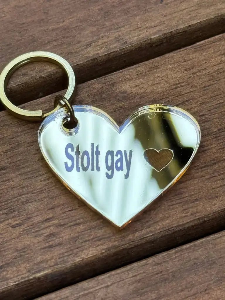 Nyckelring - Stolt gay - ByEngwek