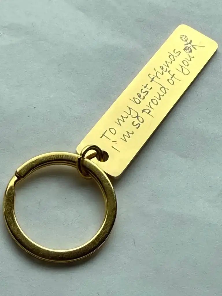 Nyckelring | Till mina bästa vänner, jag är så stolt över er - ByEngwek