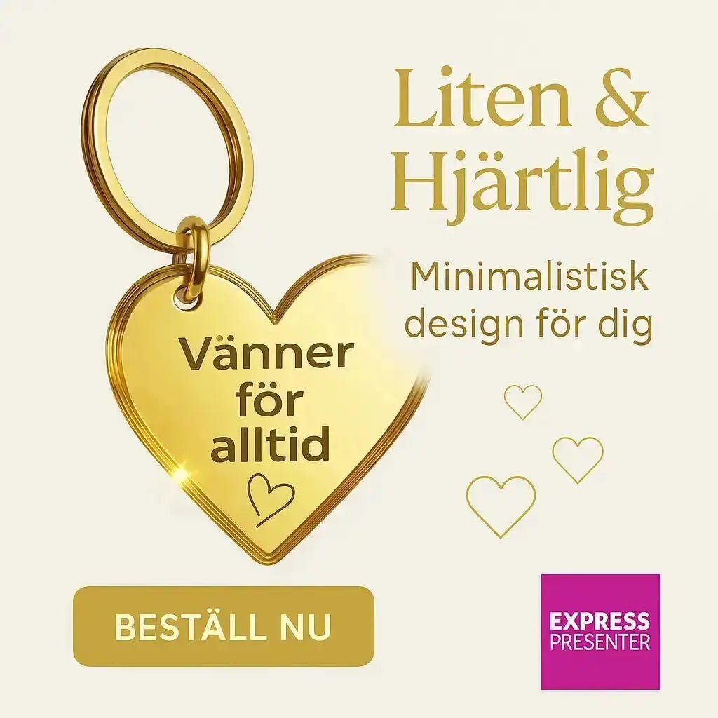 Nyckelring - Vänner för alltid - Express - presenter