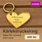 Nyckelring - Vänner för alltid - Express - presenter