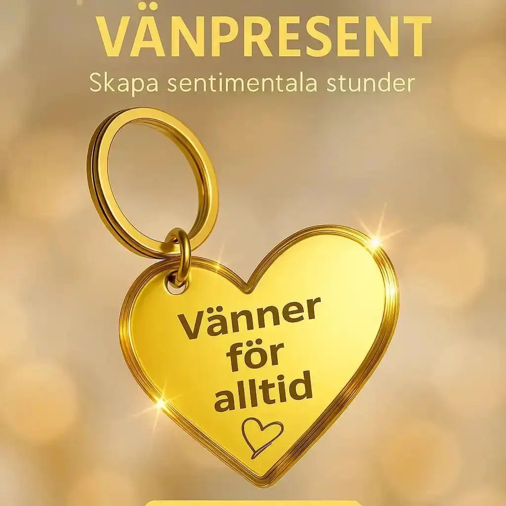 Nyckelring - Vänner för alltid - Express - presenter