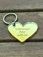Nyckelring “Vänner för alltid” – Personlig gåva till bästa vänner | - ByEngwek