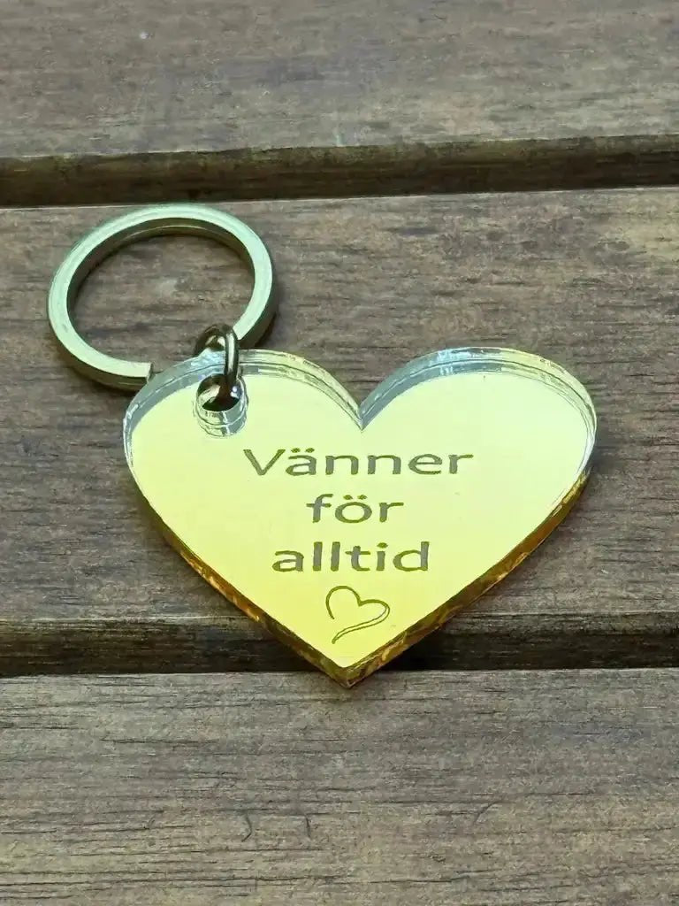 Nyckelring “Vänner för alltid” – Personlig gåva till bästa vänner | - ByEngwek