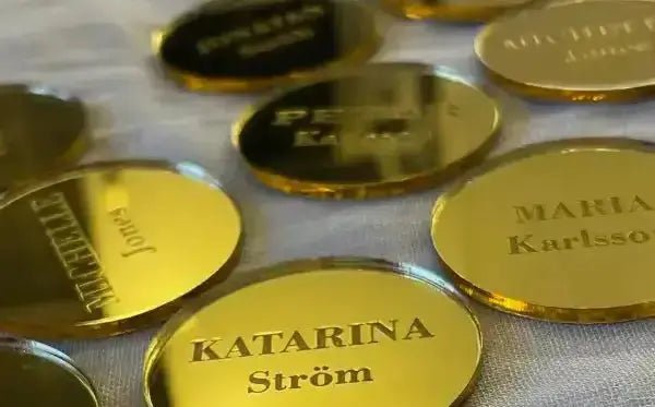 Placeringskort runda - Express - presenter