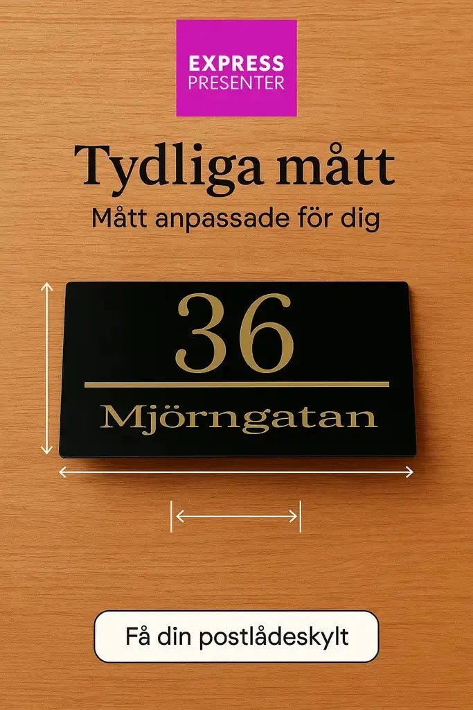 Postlådeskylt - ByEngwek