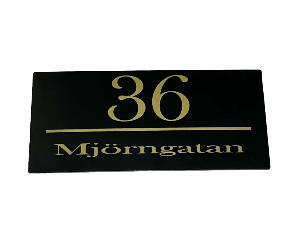 Postlådeskylt - ByEngwek