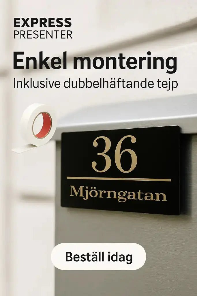 Postlådeskylt - ByEngwek