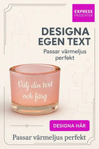 Present Ljuslykta med text - ByEngwek