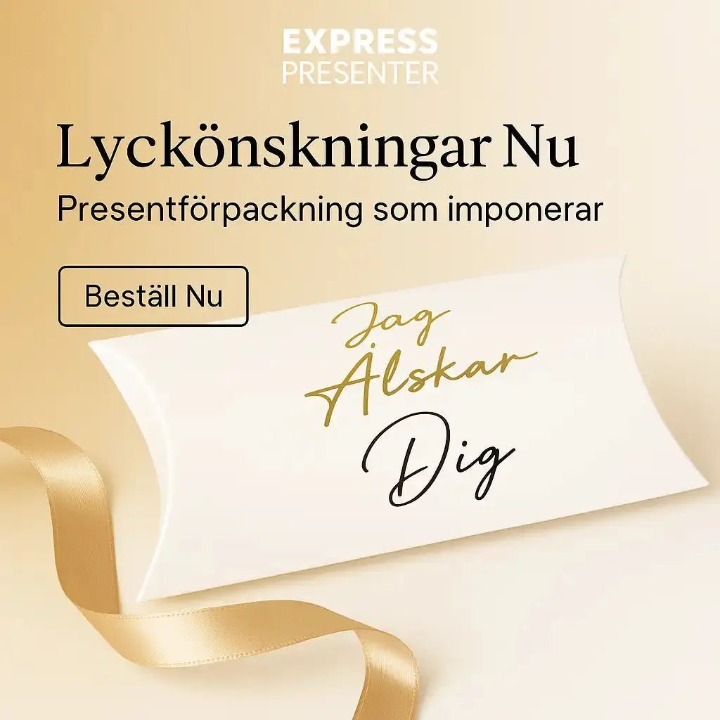 Presentförpackning | Jag älskar dig | Passar till medaljer, nyckelringar - Engwek.se
