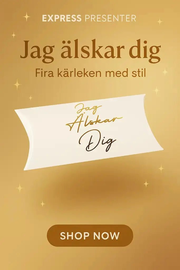 Presentförpackning | Jag älskar dig - Express - presenter