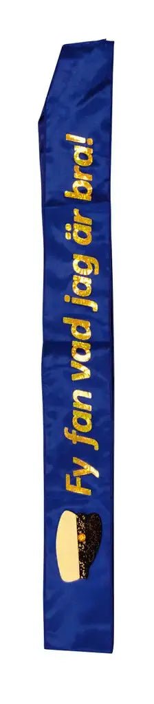 SASH STUDENT BLÅ FY FAN VAD JAG ÄR BRA - Express - presenter