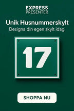 Skapa din unika husnummerskylt - Express - presenter