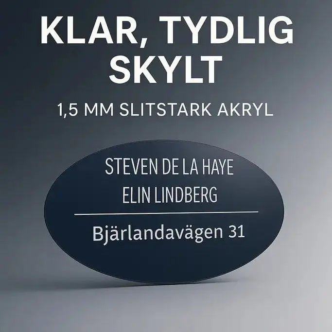 Skylt brevlåda - Express - presenter