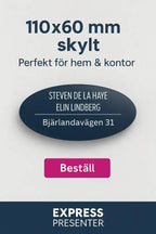 Skylt brevlåda - Express - presenter