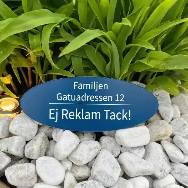 Stilig adresskylt till Brevlådan - ByEngwek