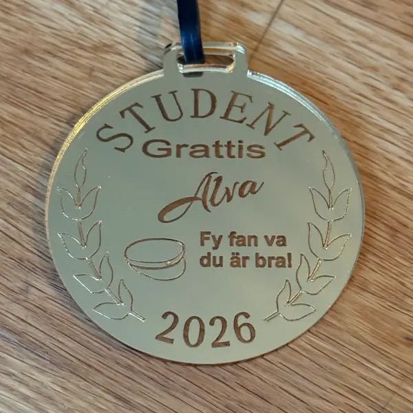 Studentpresent | Medalj | STUDENT - Engwek.se
