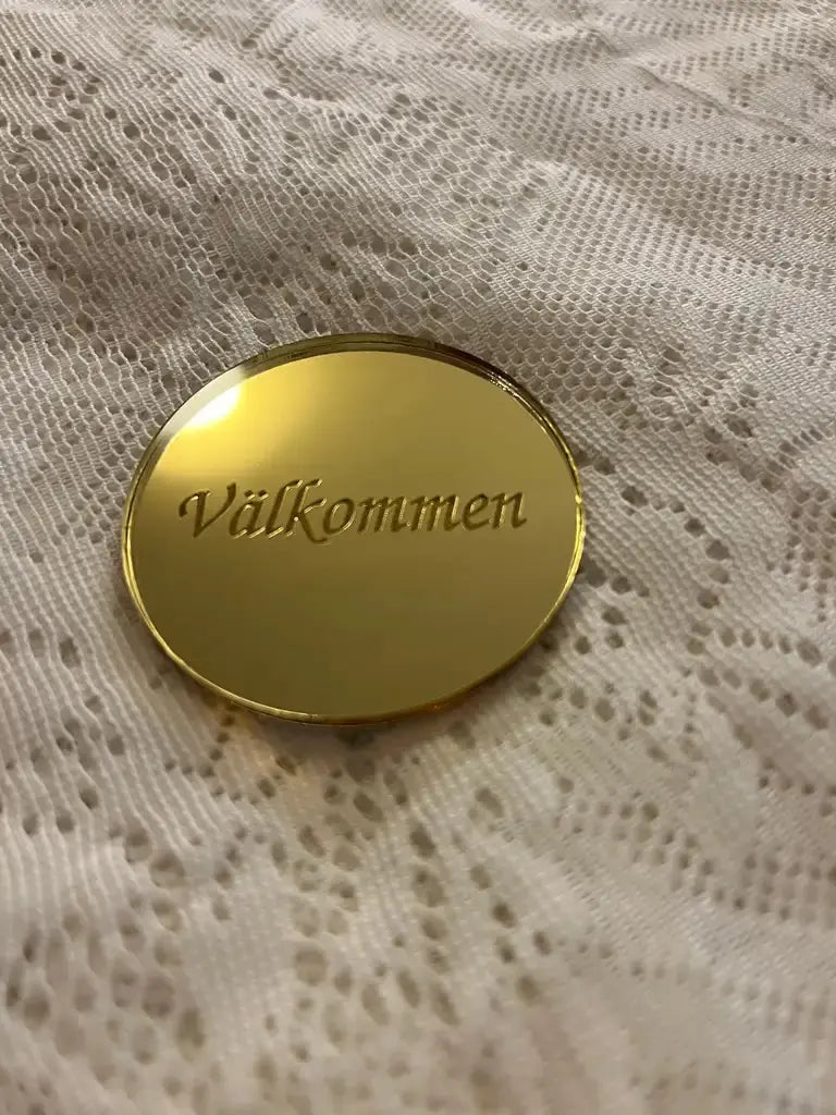 Tallriksdekoration Välkommen - Express - presenter